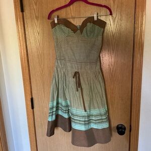 Tracy Reese strapless dress cocktail party wedding Spring size 6